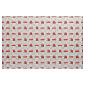 Red Merle Aussie en rode vrachtwagen Stof (Fat Quarter)