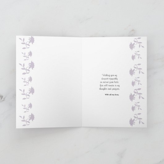 Red Merle Aussie Sympathie aangepast wenskaart Kaart (Binnen)