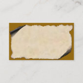 Red Merle Australian Shepherd op Parchment Visitekaartje (Achterkant)