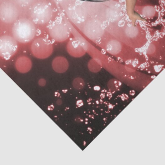 Red Mermaid Tissuepapier (Detail)