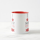 Red Merry Alles Holiday Mok (Midden)