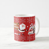 Red Merry Christmas-Mok Koffiemok (Voorkant rechts)