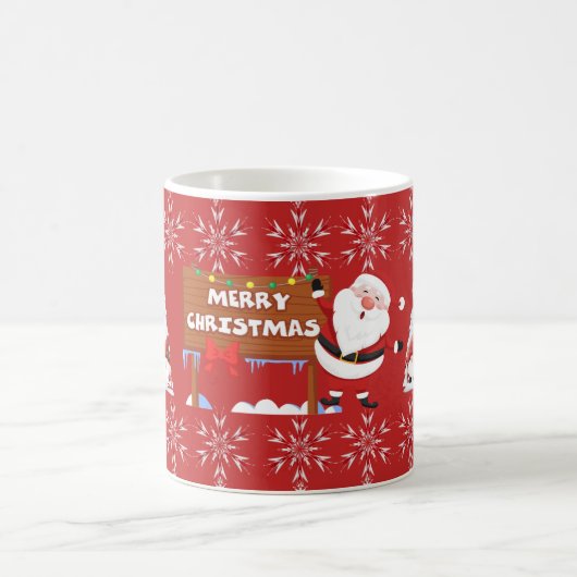 Red Merry Christmas-Mok Koffiemok (Center)