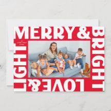 Red Merry en Bright Love and Light Holiday