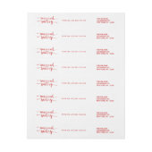 Red Merry en getrouwd | Vakantielabel (Vel)