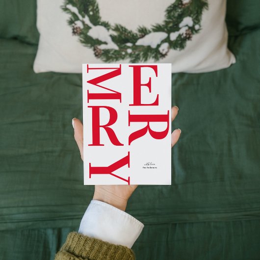 Red Merry Happy Holiday