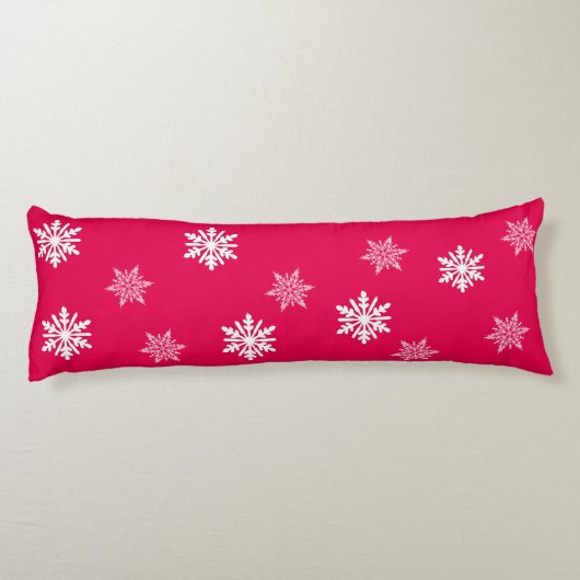 Red Merry kerst Pillow Lichaamskussen (Achterkant)