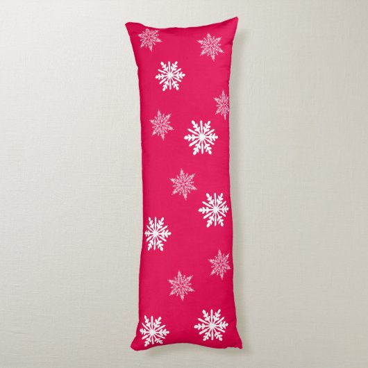 Red Merry kerst Pillow Lichaamskussen (Achterkant (Verticaal))