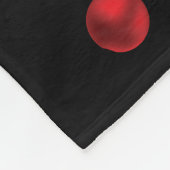 Red Merry-kerstboom Fleece Deken (Hoek)