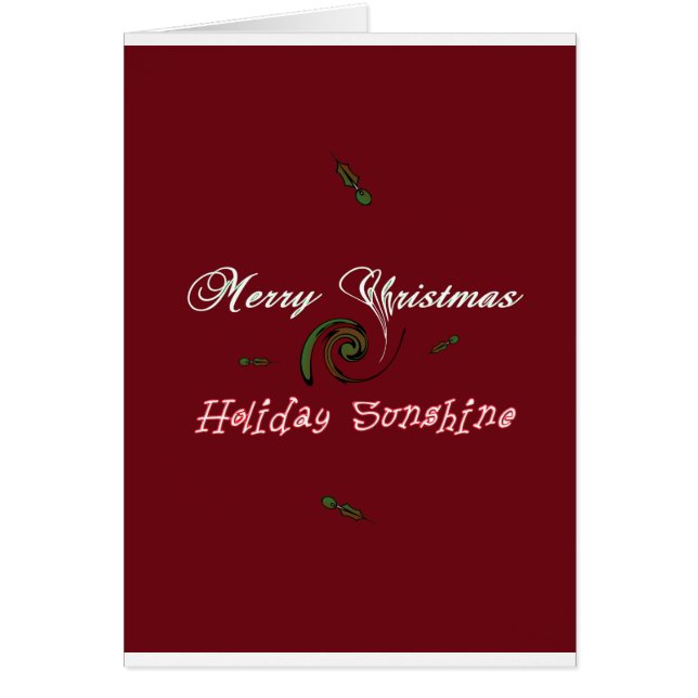 Red Merry Kerstfeestay Sunshine Wishes.png (Voorkant)