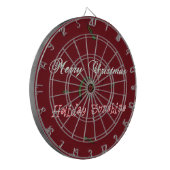 Red Merry Kerstfeestay Sunshine Wishes.png Dartbord (Voorkant Links)