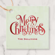 Red Merry kersttypografie Festive Font