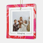 Red Merry Marble Ornament (Links)