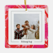 Red Merry Marble Ornament (Voorkant)