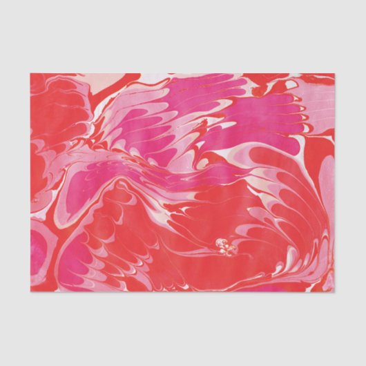 Red Merry Marble Tissuepapier (Voorkant)