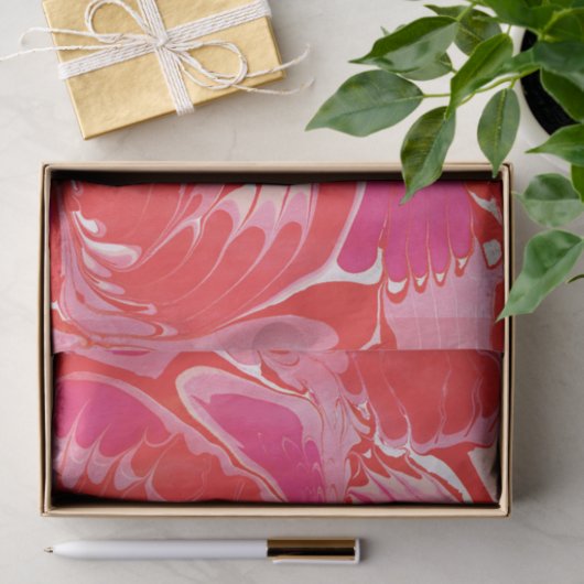 Red Merry Marble Tissuepapier (Geschenk)