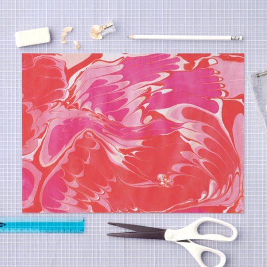 Red Merry Marble Tissuepapier (Craft)