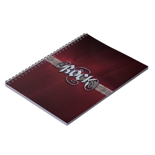 Red Metal Rock notebook Notitieboek (Linkerzijde)
