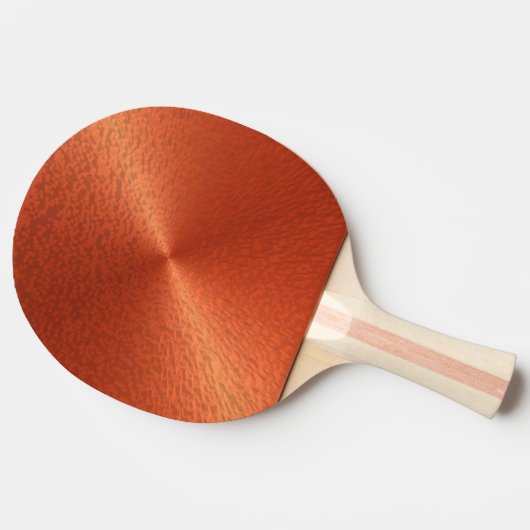 Red Metallic Ping Pong Paddle Tafeltennisbatje (Zijkant)