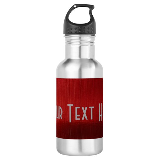 Red Metalline Sheen Waterfles (Voorkant)