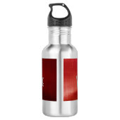 Red Metalline Sheen Waterfles (Achterkant)
