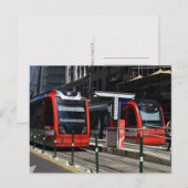 Red Metro Train Houston Texas US Postcrossing Briefkaart (Voorkant / Achterkant)