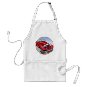 Red MG TD Standaard Schort