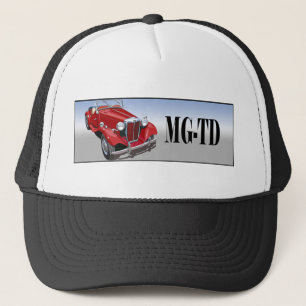 Red MG TD Trucker Pet