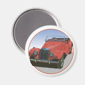 Red MG TF Magneet (Voorkant / Achterkant)