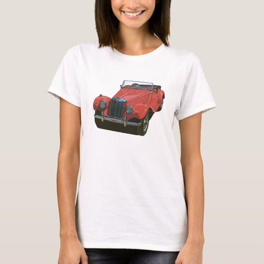 Red MG TF T-shirt (Voorkant)