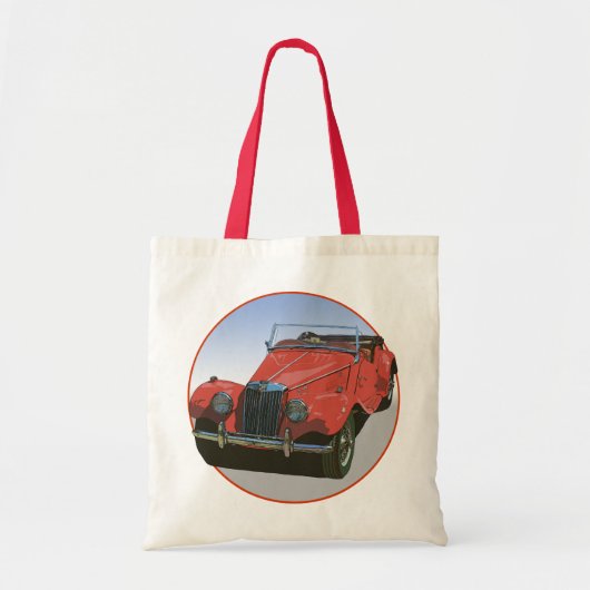 Red MG TF Tote Bag (Voorkant)