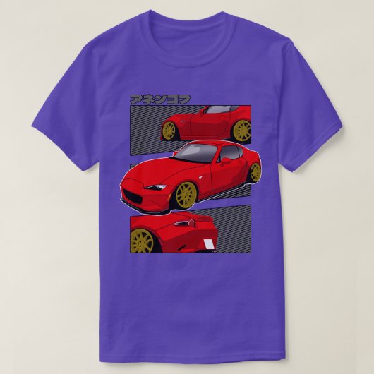 Red Miata Nd T-shirt (Design voorkant)