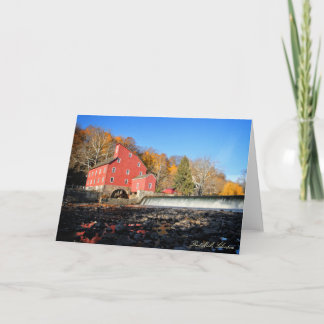 Red Mill, Clinton, New Jersey - 5x7 Wenskaart Kaart