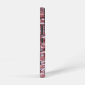 Red Mineral Stone Abstract Patroon Samsung Galaxy Hoesje (Rechterkant)