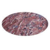 Red Mineral Stone Abstract Patroon Snijplank (Hoek)