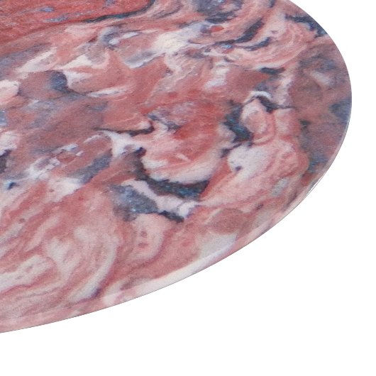 Red Mineral Stone Abstract Patroon Snijplank (Hoek)