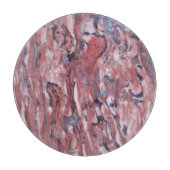 Red Mineral Stone Abstract Patroon Snijplank (Voorkant)