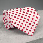 Red Mini Polka Dots Necktie Stropdas<br><div class="desc">A stylish and versatile necktie featuring a classic background adorned with tiny red polka dots. This tie is perfect for adding a touch of sophistication to any outfit, whether it's for a business meeting, a special event, or simply to elevate your everyday look. The subtle pattern makes it easy to...</div>