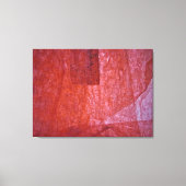 Red minimalism Stretched Canvas Print,Ordinary red (Voorkant)