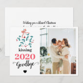 Red Mistletoe Kiss Vaarwel tot 2020 Do-over Funny (Voorkant / Achterkant)