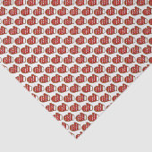 Red Mitten Frosted Sugar Cookie kerstbakken Tissuepapier (Detail)