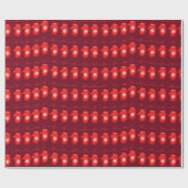 Red Mittens Winter Holiday Cadeaupapier (Vlak)