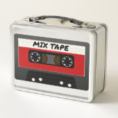 Red Mix-tape - geïnspireerde 80 en 90-inch retroac (Achterkant)