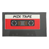 Red Mix-tape - geïnspireerde 80 en 90-inch retroac Kussensloop (Achterkant)