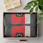 Red Mix-tape - geïnspireerde 80 en 90-inch retroac Tissuepapier (Geschenk)