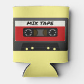 Red Mix-tape - geïnspireerde 80 en 90-inch retrosp Blikjeskoeler (Voorkant)
