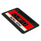 Red Mix-tape - geïnspireerde 80 en 90-inch retrosp Magneet (Rechterzijde)