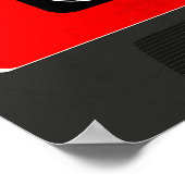 Red Mix-tape - geïnspireerde 80 en 90-inch retrosp Poster (Hoek)