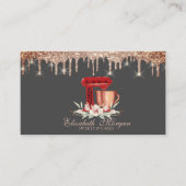 Red Mixer Flowers Roos Gold Drivers Bakery Visitekaartje (Voorkant)