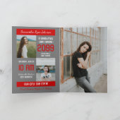 Red Modern Block 5-Photo Afstuderen (Binnen)